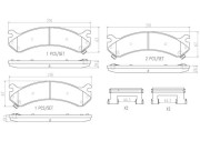 P10026N Sada brzdových destiček, kotoučová brzda PRIME LINE - Ceramic BREMBO