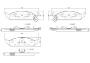 P11011N Sada brzdových destiček, kotoučová brzda PRIME LINE - Ceramic BREMBO