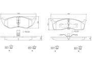 P11030N Sada brzdových destiček, kotoučová brzda PRIME LINE - Ceramic BREMBO