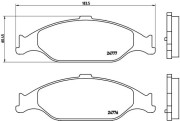 P 24 082 Brzdové destičky BREMBO