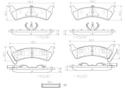 P24126N Sada brzdových destiček, kotoučová brzda PRIME LINE - Ceramic BREMBO