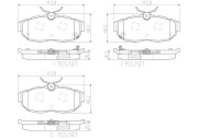 P24170N Sada brzdových destiček, kotoučová brzda PRIME LINE - Ceramic BREMBO