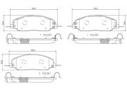 P24176N Sada brzdových destiček, kotoučová brzda PRIME LINE - Ceramic BREMBO