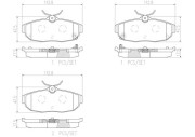 P24184N Sada brzdových destiček, kotoučová brzda PRIME LINE - Ceramic BREMBO