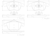 P24211N Sada brzdových destiček, kotoučová brzda BREMBO