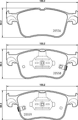 P 24 218 Brzdové destičky BREMBO