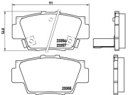 P 28 040 Brzdové destičky BREMBO