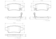 P28062N Sada brzdových destiček, kotoučová brzda PRIME LINE - Ceramic BREMBO