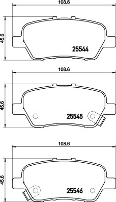 P 28 094 Brzdové destičky BREMBO