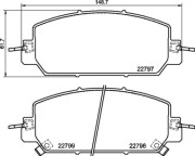 P 28 098 Sada brzdových destiček, kotoučová brzda PRIME LINE BREMBO