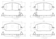 P28098N Sada brzdových destiček, kotoučová brzda PRIME LINE - Ceramic BREMBO