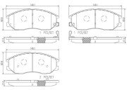 P30078N Sada brzdových destiček, kotoučová brzda PRIME LINE - Ceramic BREMBO