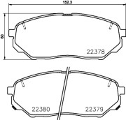 P 30 086 Sada brzdových destiček, kotoučová brzda PRIME LINE BREMBO