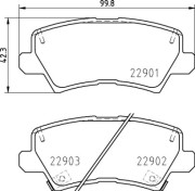 P 30 111 Brzdové destičky BREMBO