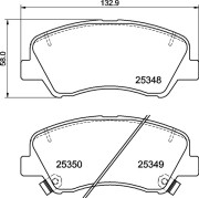 P 30 122 Brzdové destičky BREMBO