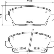 P 30 125 Sada brzdových destiček, kotoučová brzda PRIME LINE BREMBO