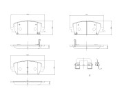 P 30 151 Sada brzdových destiček, kotoučová brzda PRIME LINE BREMBO