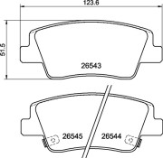 P 30 153 Sada brzdových destiček, kotoučová brzda PRIME LINE BREMBO