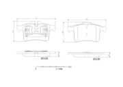 P36034N Sada brzdových destiček, kotoučová brzda PRIME LINE - Ceramic BREMBO