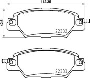 P 49 053 BREMBO sada brzdových platničiek kotúčovej brzdy P 49 053 BREMBO