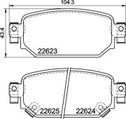 P 49 063 Sada brzdových destiček, kotoučová brzda PRIME LINE BREMBO