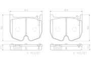 P50062N Sada brzdových destiček, kotoučová brzda PRIME LINE - Ceramic BREMBO