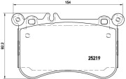 P 50 097 BREMBO sada brzdových platničiek kotúčovej brzdy P 50 097 BREMBO