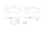 P50125N Sada brzdových destiček, kotoučová brzda PRIME LINE - Ceramic BREMBO