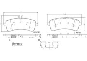 P50132N Sada brzdových destiček, kotoučová brzda PRIME LINE - Ceramic BREMBO