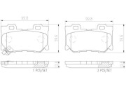 P56085N Sada brzdových destiček, kotoučová brzda PRIME LINE - Ceramic BREMBO