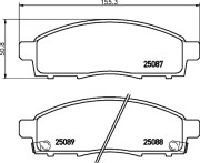 P 56 102 Sada brzdových destiček, kotoučová brzda PRIME LINE BREMBO