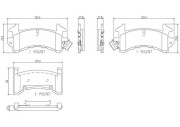 P59063N Sada brzdových destiček, kotoučová brzda PRIME LINE - Ceramic BREMBO