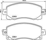 P 78 028 Sada brzdových destiček, kotoučová brzda PRIME LINE BREMBO