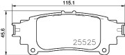 P 83 153 Sada brzdových destiček, kotoučová brzda PRIME LINE BREMBO