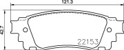 P 83 166 BREMBO sada brzdových platničiek kotúčovej brzdy P 83 166 BREMBO