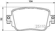 P 85 140 Sada brzdových destiček, kotoučová brzda PRIME LINE BREMBO