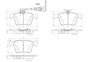 P85162N Sada brzdových destiček, kotoučová brzda PRIME LINE - Ceramic BREMBO