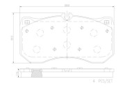 P85175N Sada brzdových destiček, kotoučová brzda PRIME LINE - Ceramic BREMBO