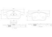 P86026N Sada brzdových destiček, kotoučová brzda PRIME LINE - Ceramic BREMBO