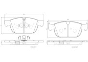 P86027N Sada brzdových destiček, kotoučová brzda PRIME LINE - Ceramic BREMBO