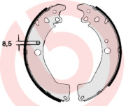 S 61 506 BREMBO sada brzdových čeľustí S 61 506 BREMBO