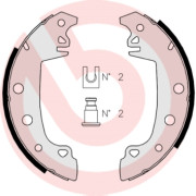 S 68 507 Sada brzdových čelistí ESSENTIAL LINE BREMBO