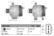 DAN1488 DENSO alternátor DAN1488 DENSO