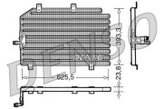 DCN01022 DENSO kondenzátor klimatizácie DCN01022 DENSO