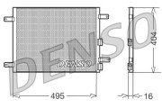DCN01023 DENSO kondenzátor klimatizácie DCN01023 DENSO