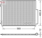 DCN01025 DENSO kondenzátor klimatizácie DCN01025 DENSO