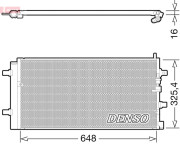 DCN02002 Kondenzátor, klimatizace DENSO