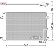 DCN02022 Kondenzátor, klimatizace DENSO