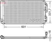 DCN05033 Kondenzátor, klimatizace DENSO