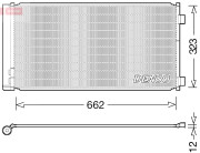 DCN05103 Kondenzátor, klimatizace DENSO